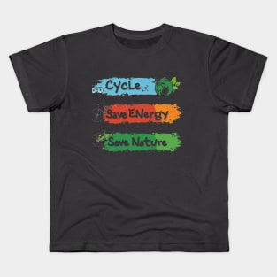 Cycle Save Nature Kids T-Shirt